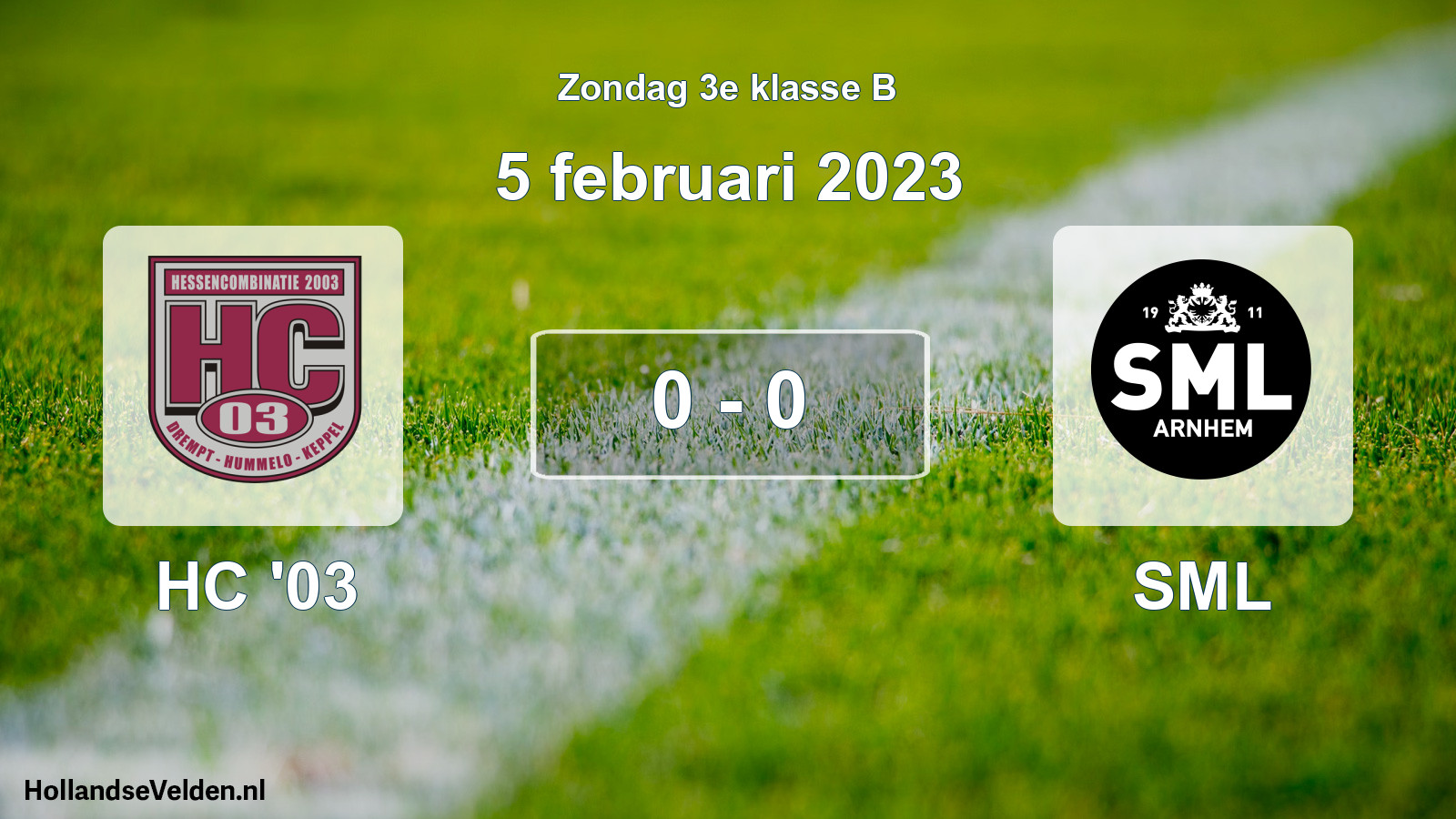Total number of matches played: HC '03 - SML 0 - 0 (5 February 2023)