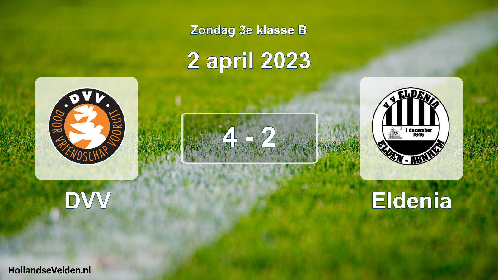 Total number of matches played: DVV - Eldenia 4 - 2 (2 April 2023)