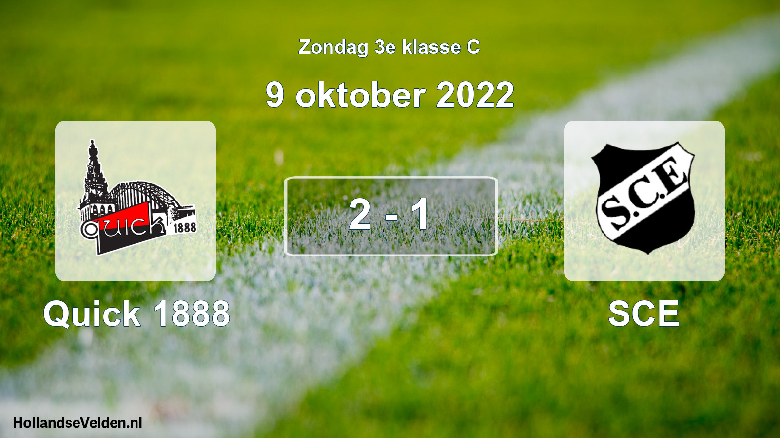 Total number of matches played: Quick 1888 - SCE 2 - 1 (9 October 2022)