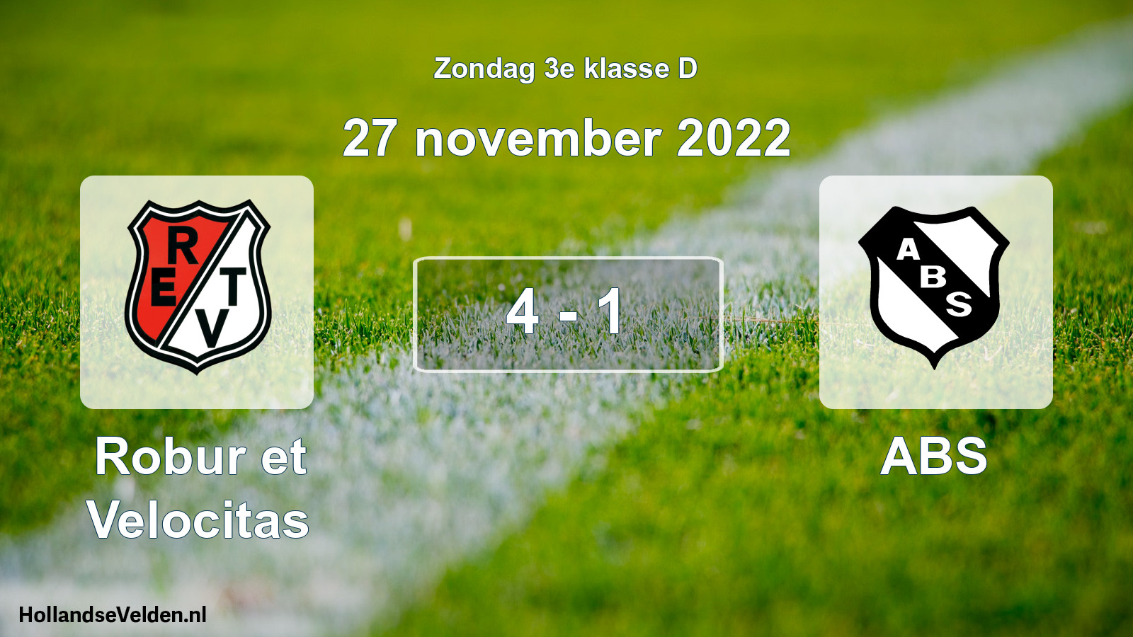 Total number of matches played: Robur et Velocitas - ABS 4 - 1 (27 November 2022)