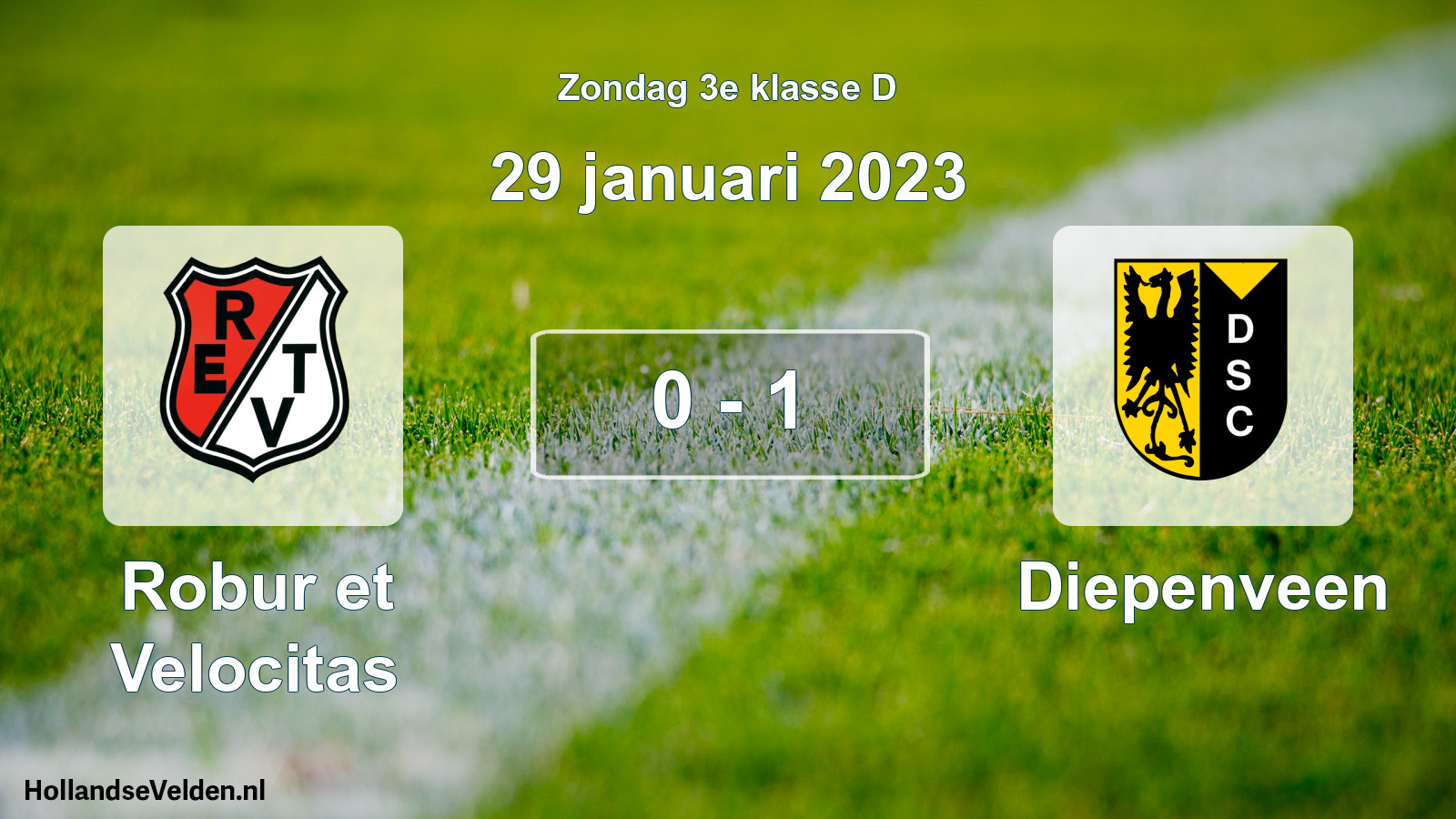 Total number of matches played: Robur et Velocitas - Diepenveen 0 - 1 (29 January 2023)