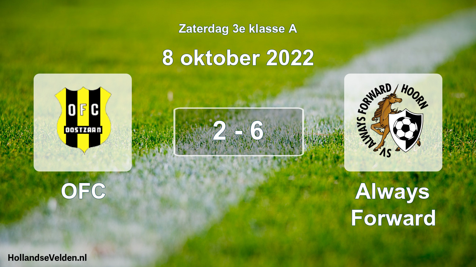 Total number of matches played: OFC - Always Forward 2 - 6 (8 October 2022)