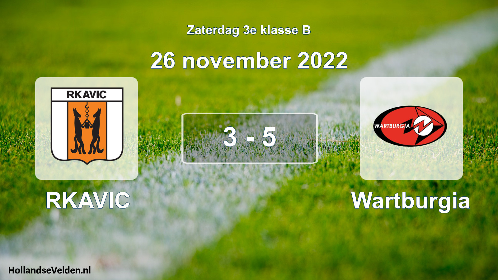 Total number of matches played: RKAVIC - Wartburgia 3 - 5 (26 November 2022)