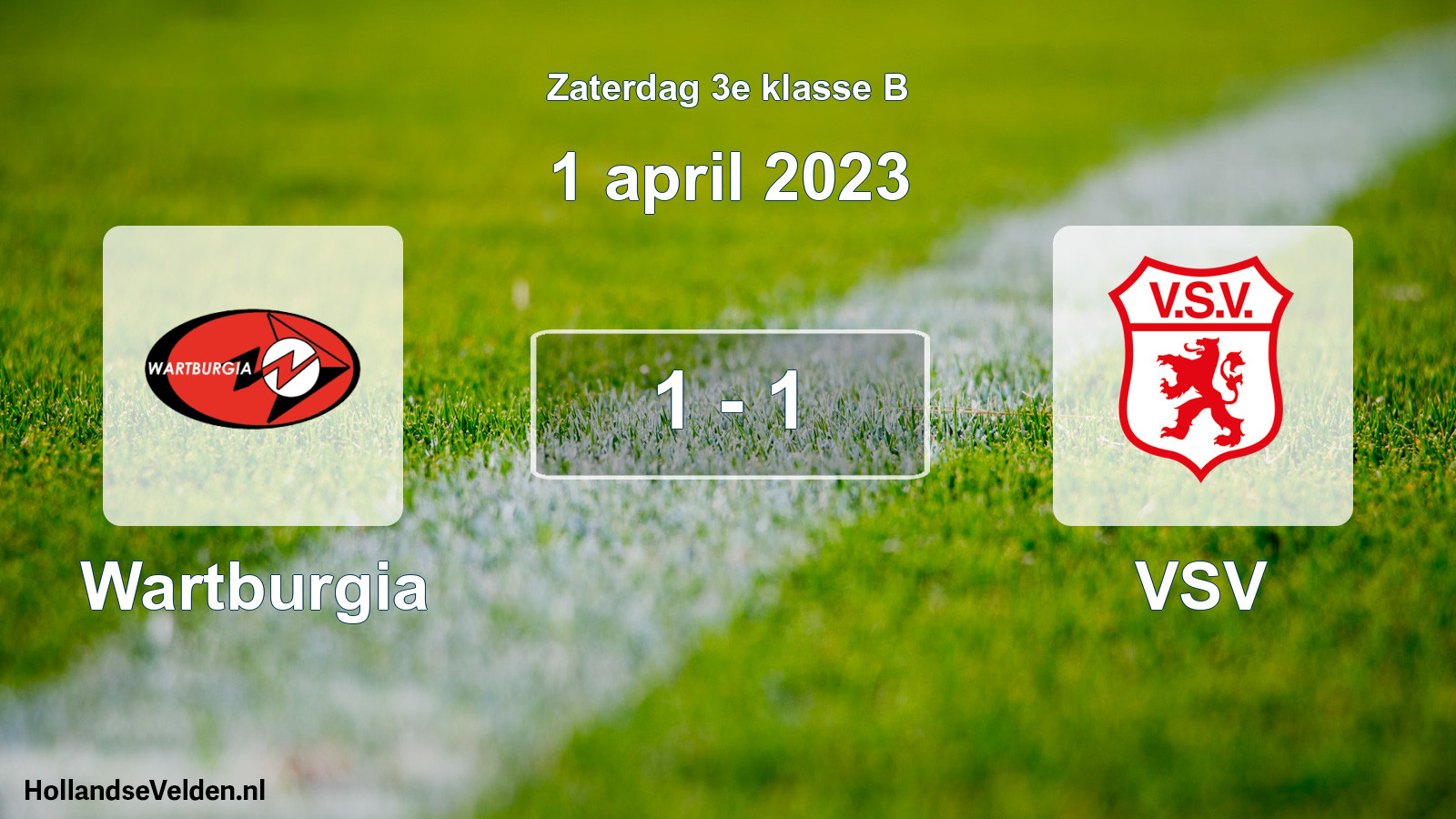 Total number of matches played: Wartburgia - VSV 1 - 1 (1 April 2023)