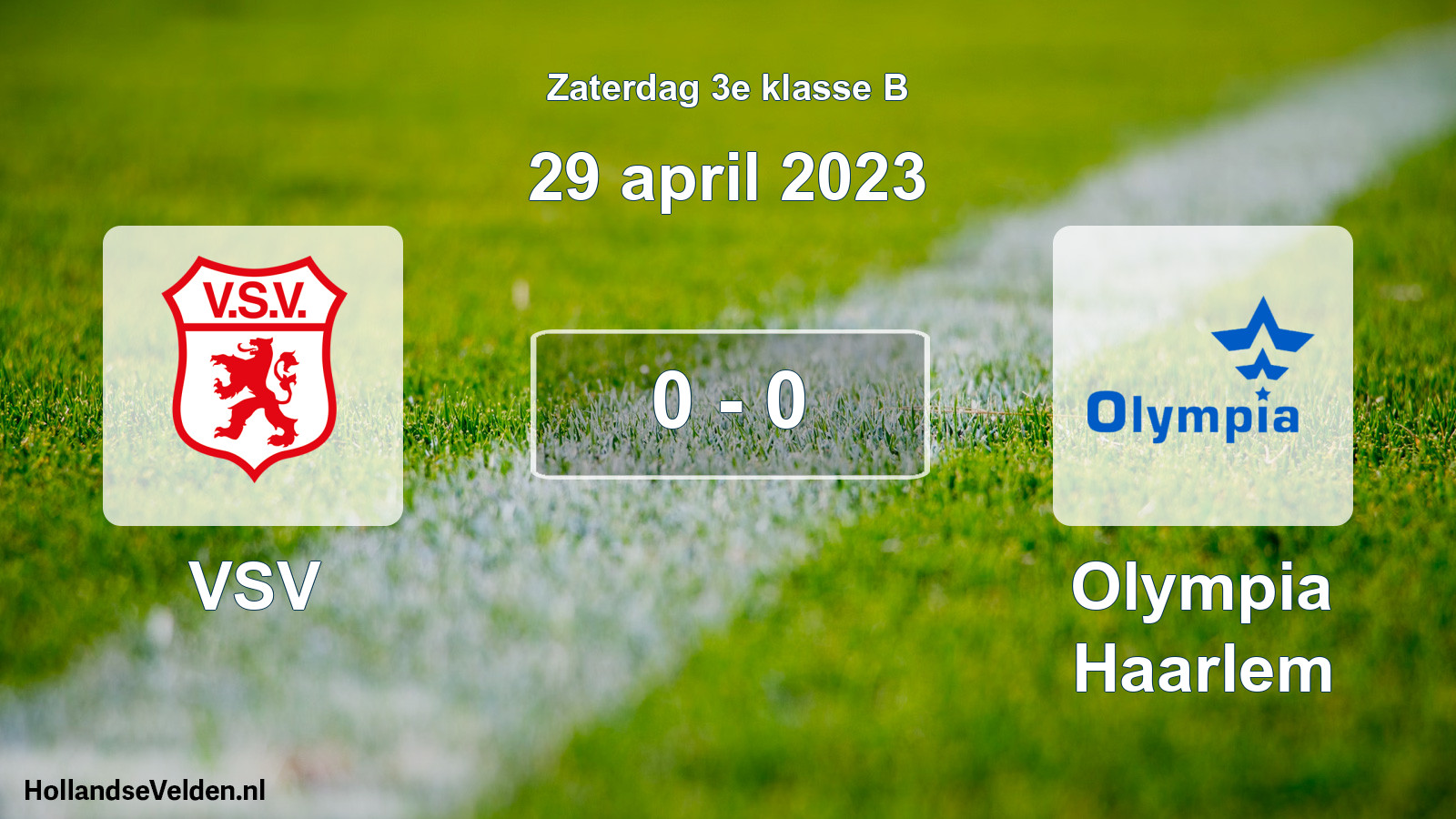 Total number of matches played: VSV - Olympia Haarlem 0 - 0 (29 April 2023)