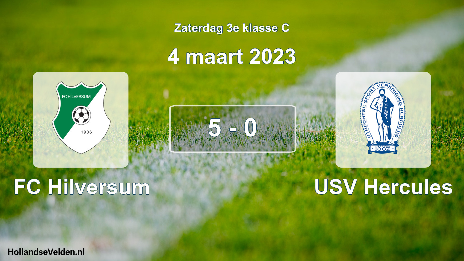 Total number of matches played: FC Hilversum - USV Hercules 5 - 0 (4 March 2023)