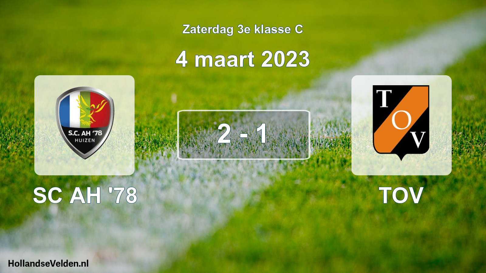 Total number of matches played: SC AH '78 - TOV 2 - 1 (4 March 2023)