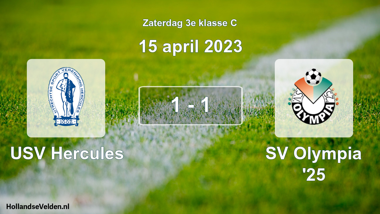 Total number of matches played: USV Hercules - SV Olympia '25 1 - 1 (15 April 2023)