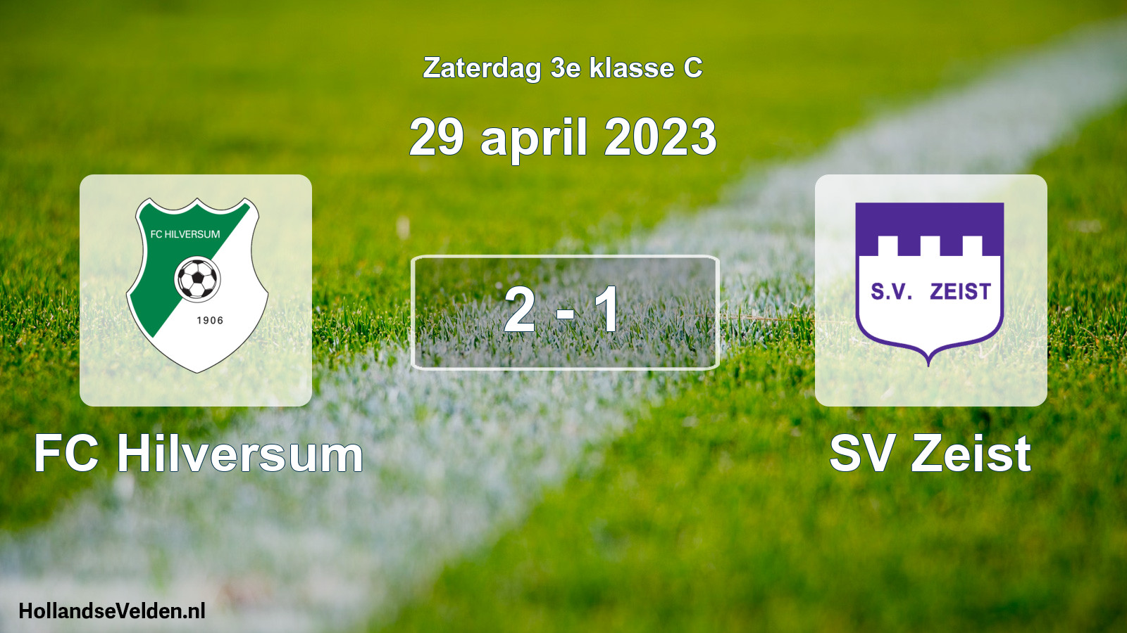 Total number of matches played: FC Hilversum - SV Zeist 2 - 1 (29 April 2023)