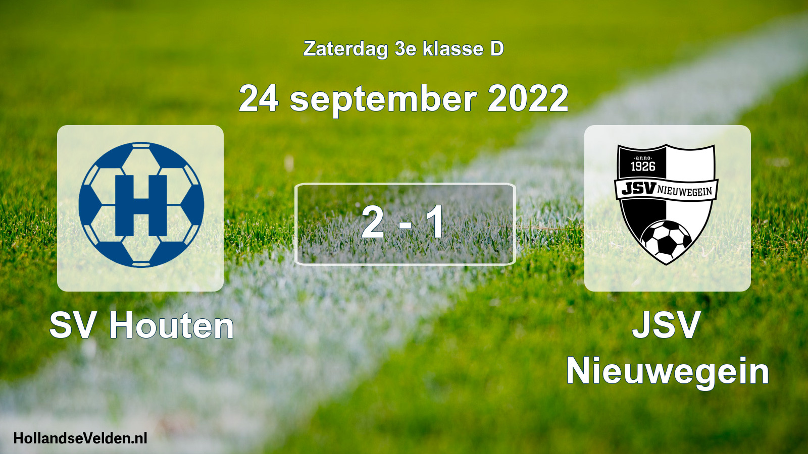 Total number of matches played: SV Houten - JSV Nieuwegein 2 - 1 (24 September 2022)