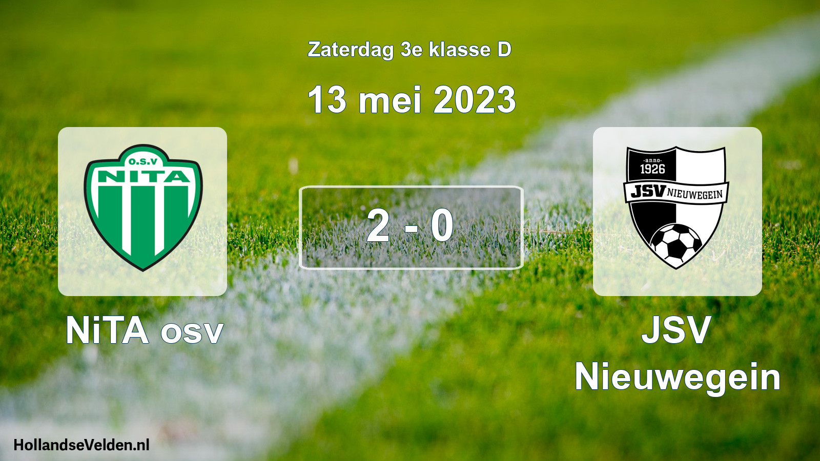 Total number of matches played: NiTA osv - JSV Nieuwegein 2 - 0 (13 May 2023)