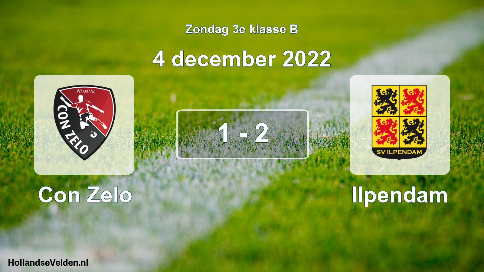 Total number of matches played: Con Zelo - Ilpendam 1 - 2 (4 December 2022)