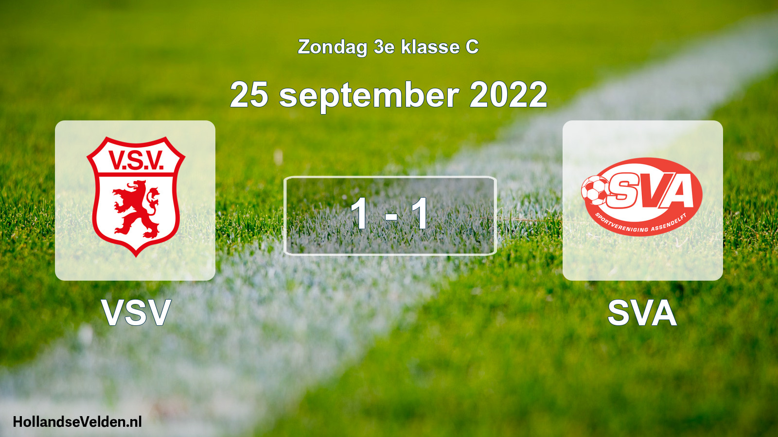 Total number of matches played: VSV - SVA 1 - 1 (25 September 2022)