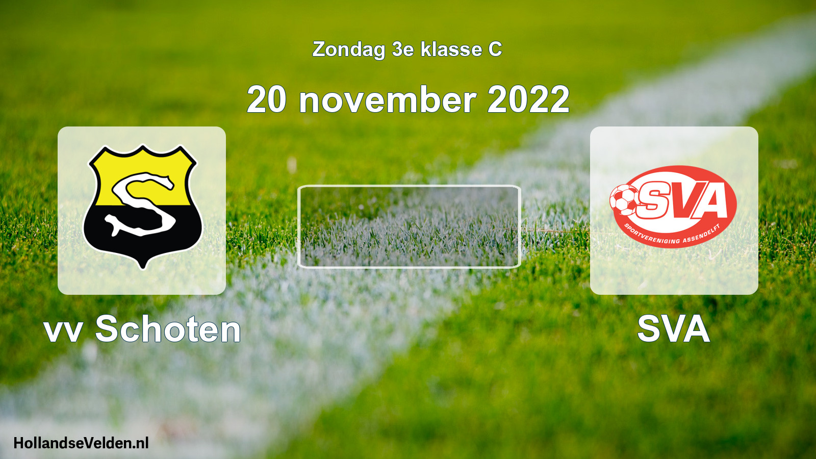 Scheduled Match: vv Schoten - SVA (20 November 2022)