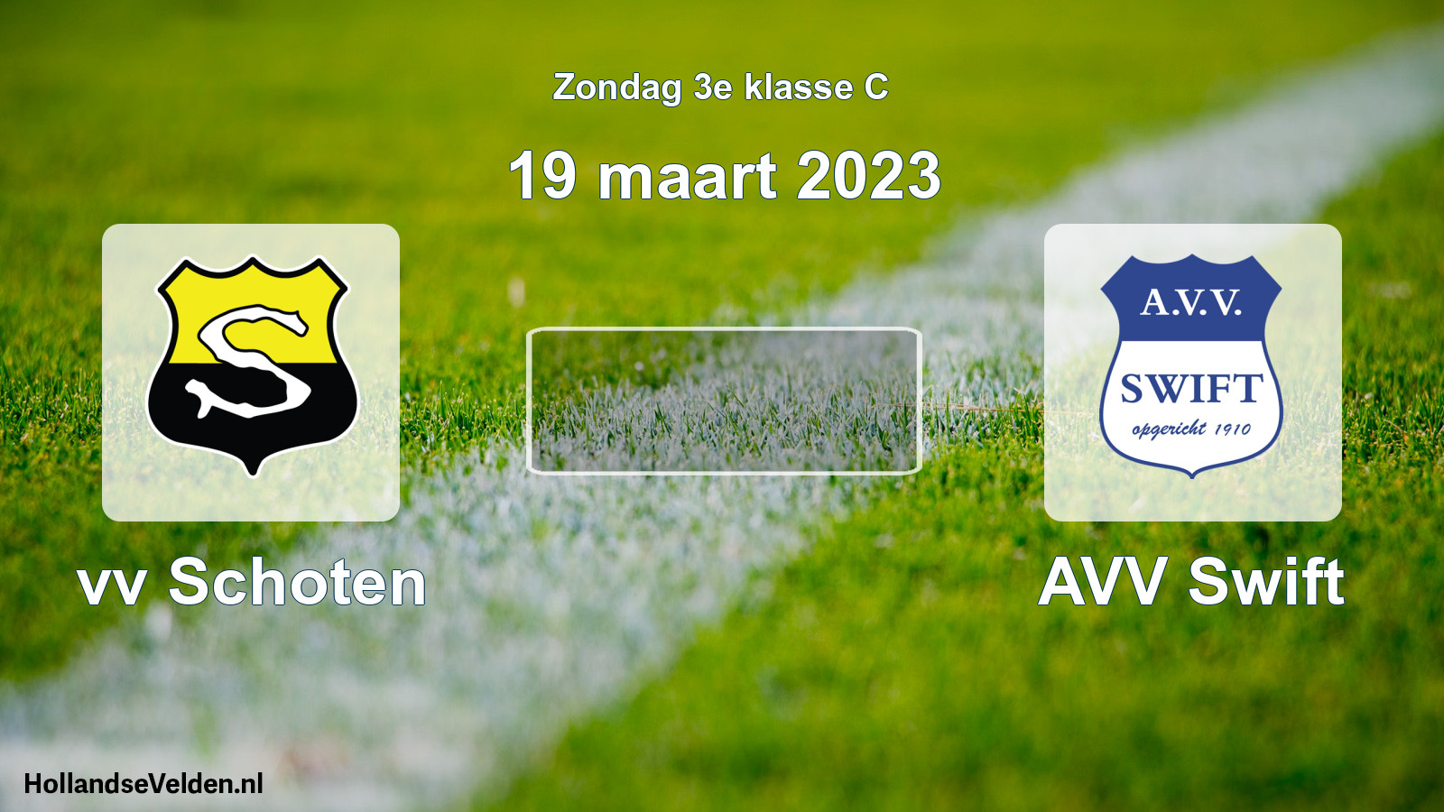 Scheduled Match: vv Schoten - AVV Swift (19 March 2023)