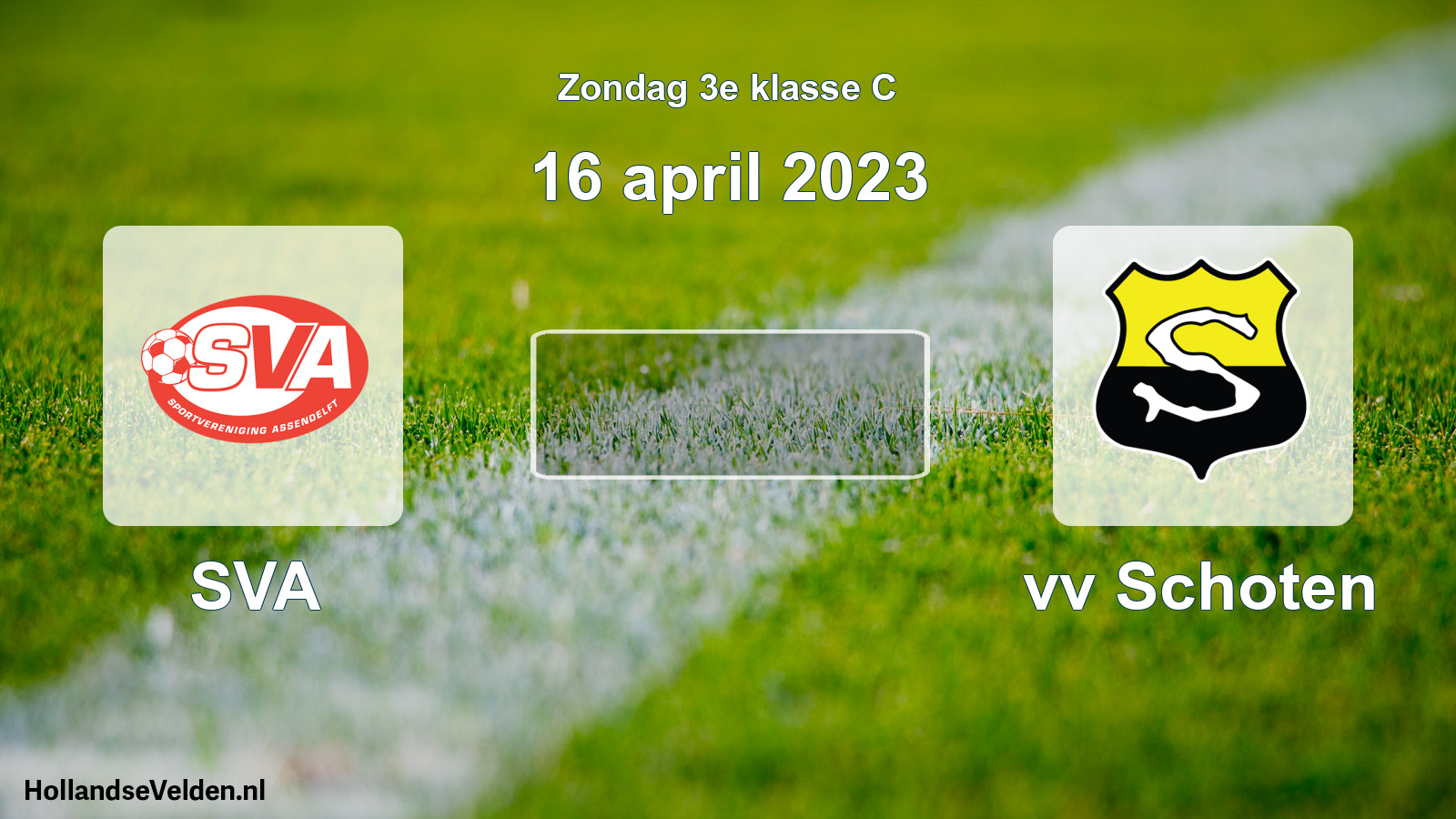 Scheduled Match: SVA - vv Schoten (16 April 2023)