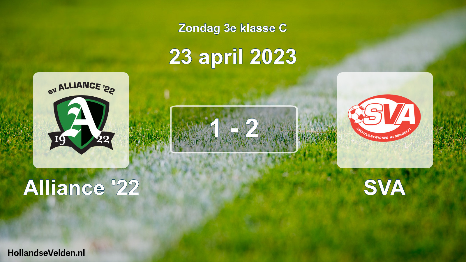 Total number of matches played: Alliance '22 - SVA 1 - 2 (23 April 2023)