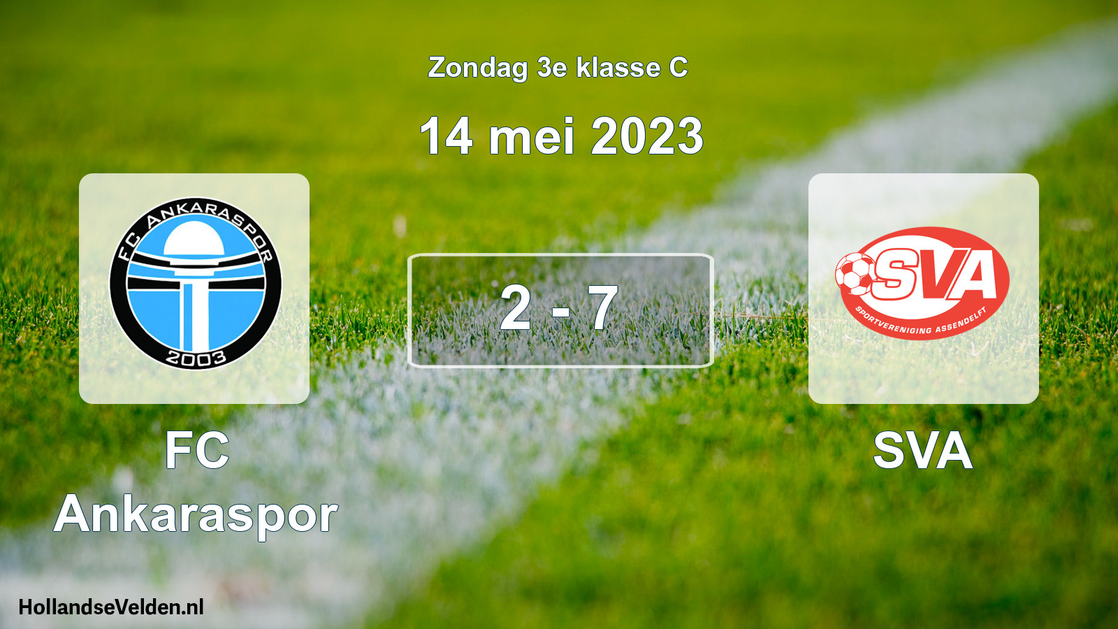 Total number of matches played: FC Ankaraspor - SVA 2 - 7 (14 May 2023)