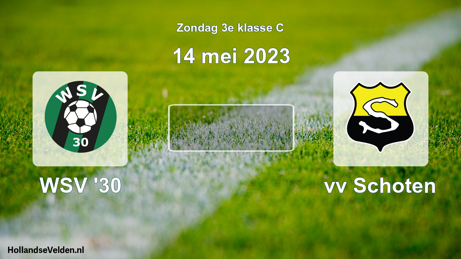 Scheduled Match: WSV '30 - vv Schoten (14 May 2023)