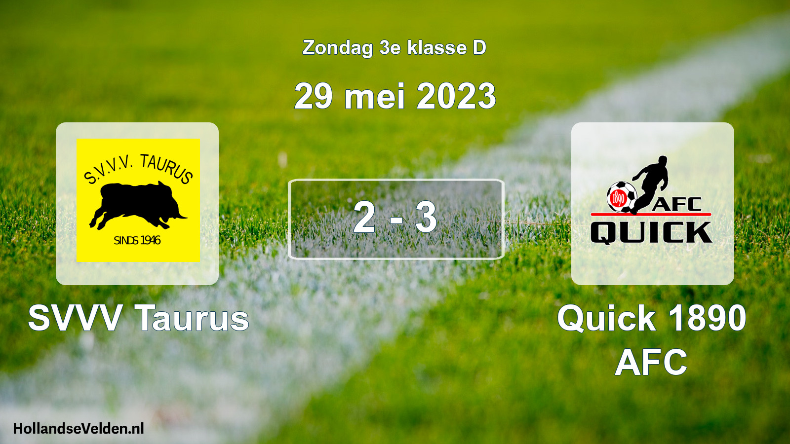 Total number of matches played: SVVV Taurus - Quick 1890 AFC 2 - 3 (29 May 2023)