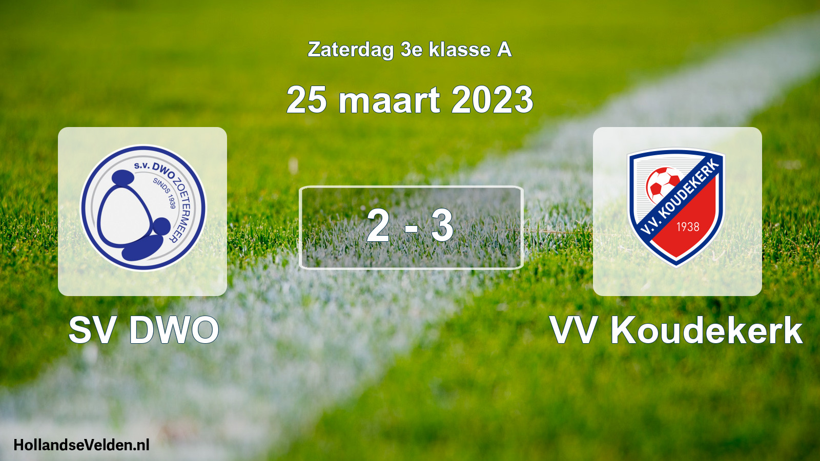 Total number of matches played: SV DWO - VV Koudekerk 2 - 3 (25 March 2023)