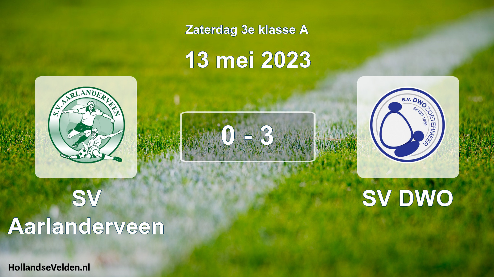 Total number of matches played: SV Aarlanderveen - SV DWO 0 - 3 (13 May 2023)