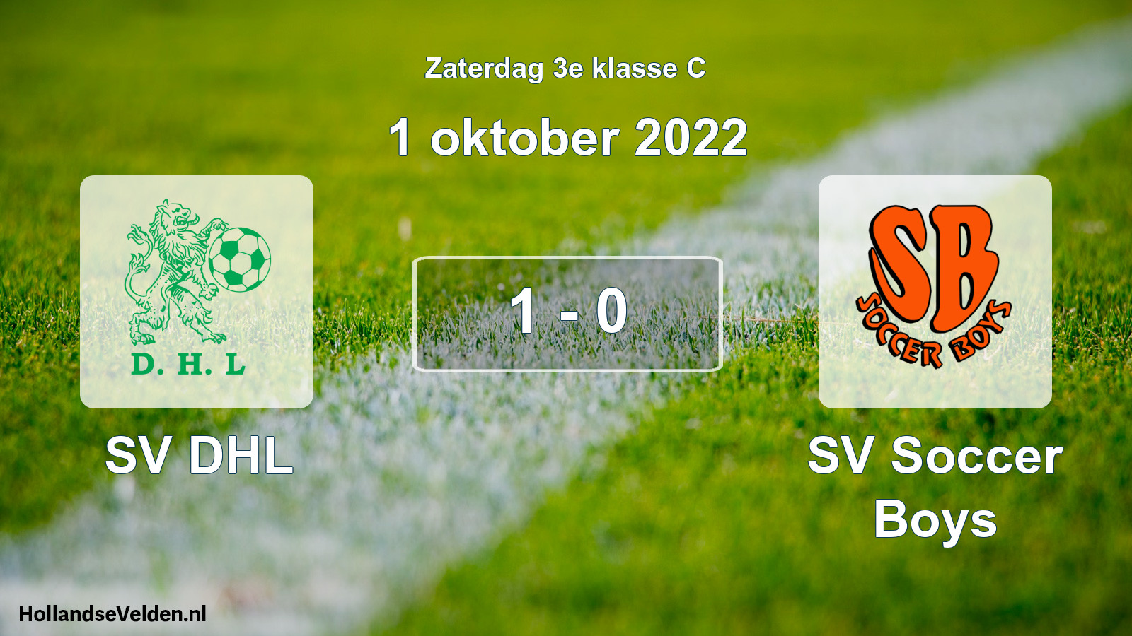 Total number of matches played: SV DHL - SV Soccer Boys 1 - 0 (1 October 2022)