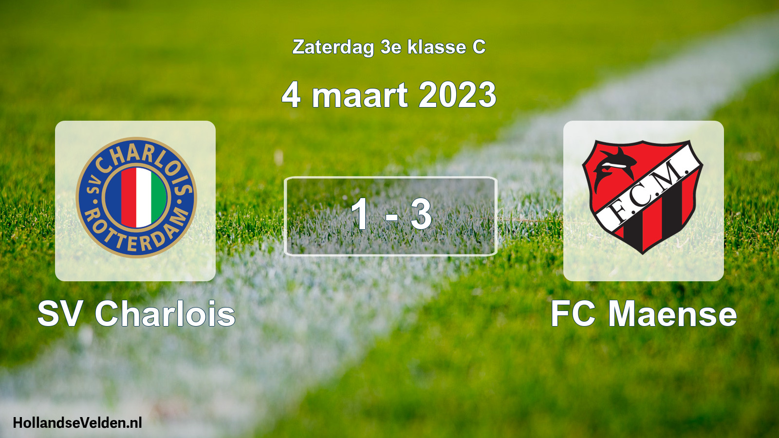 Total number of matches played: SV Charlois - FC Maense 1 - 3 (4 March 2023)