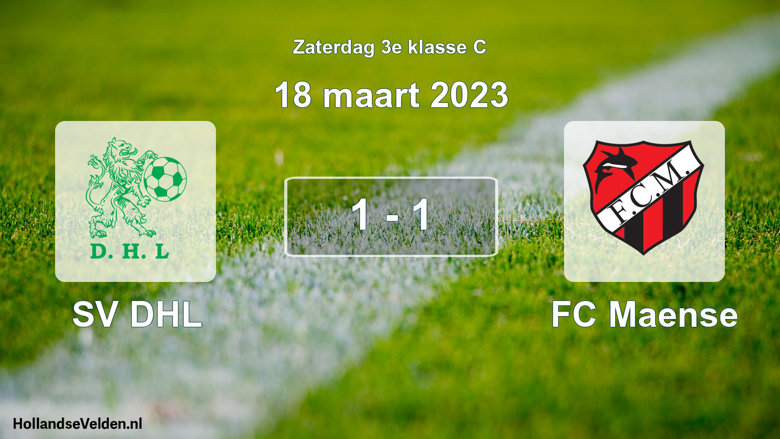 Total number of matches played: SV DHL - FC Maense 1 - 1 (18 March 2023)