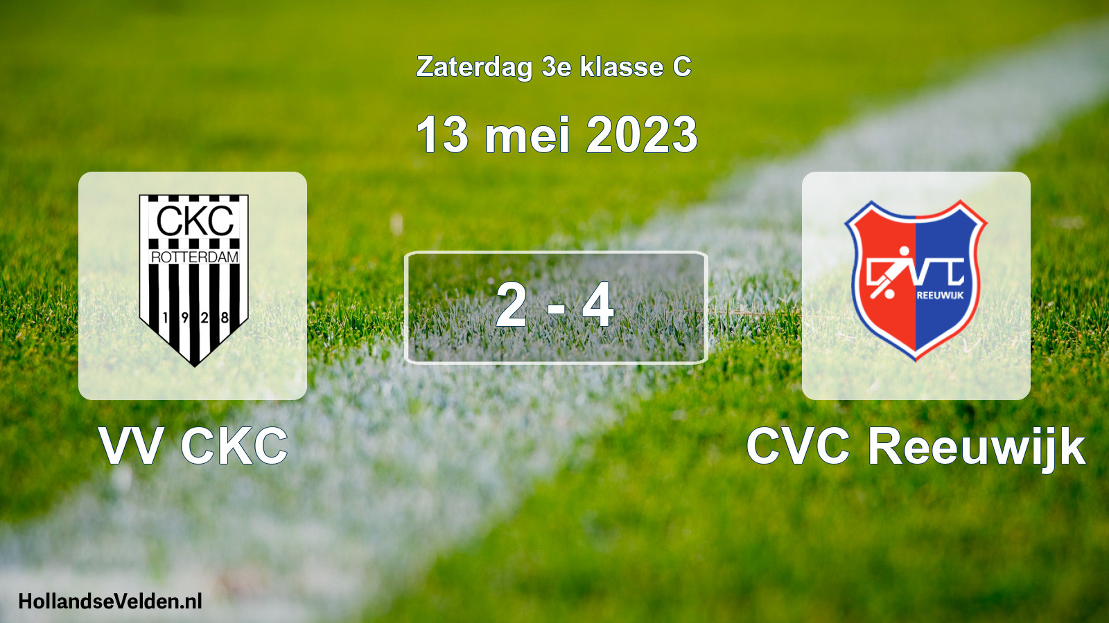 Total number of matches played: VV CKC - CVC Reeuwijk 2 - 4 (13 May 2023)