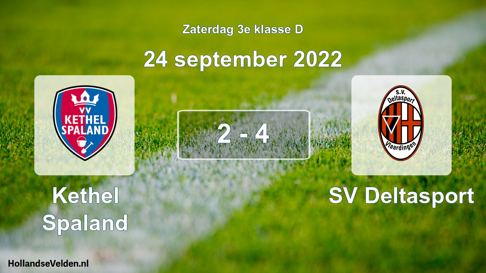 Total number of matches played: Kethel Spaland - SV Deltasport 2 - 4 (24 September 2022)