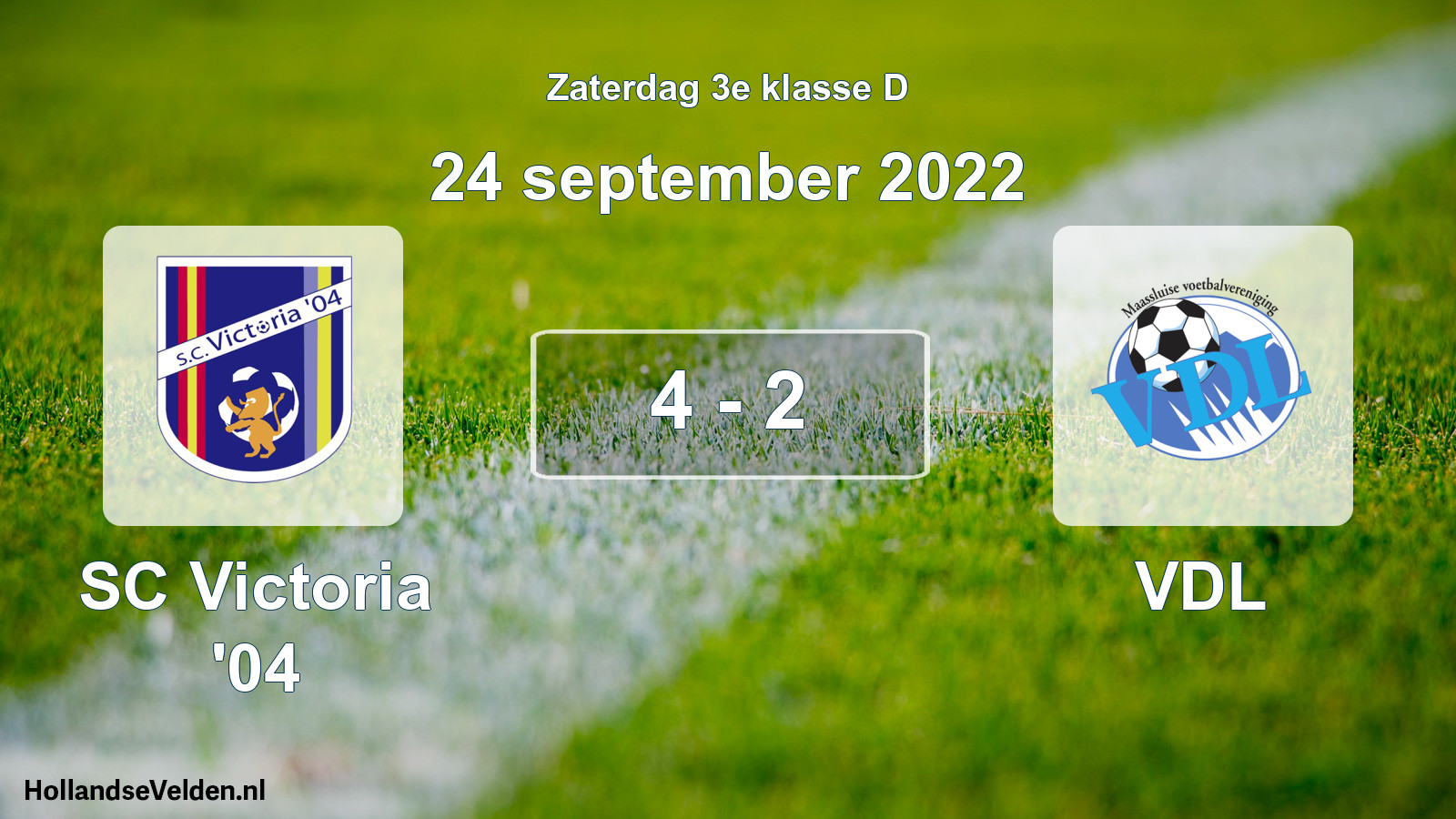 Total number of matches played: SC Victoria '04 - VDL 4 - 2 (24 September 2022)