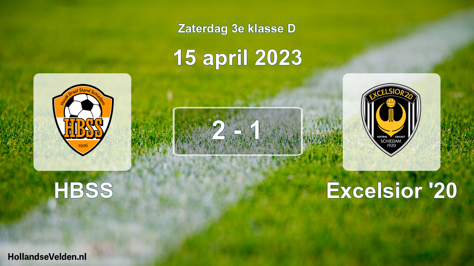 Total number of matches played: HBSS - Excelsior '20 2 - 1 (15 April 2023)