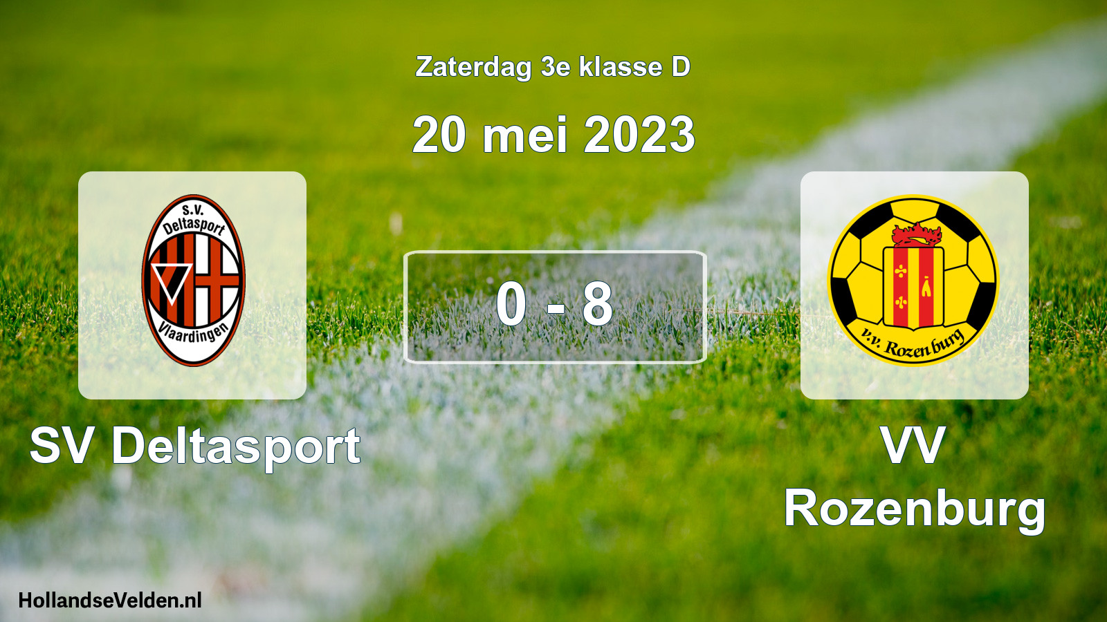 Total number of matches played: SV Deltasport - VV Rozenburg 0 - 8 (20 May 2023)