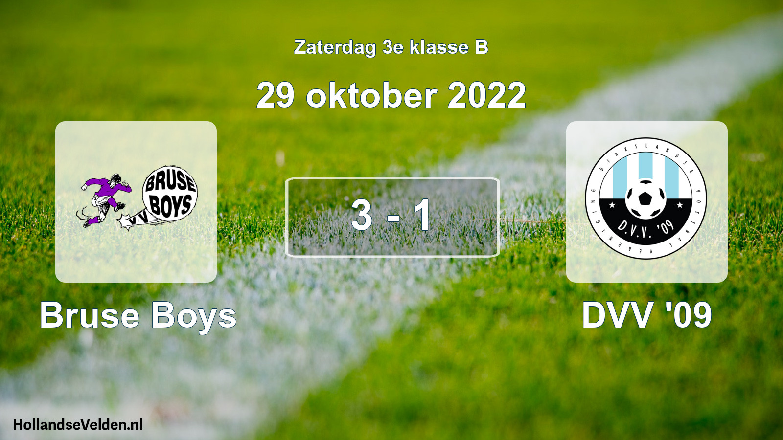 Total number of matches played: Bruse Boys - DVV '09 3 - 1 (29 October 2022)