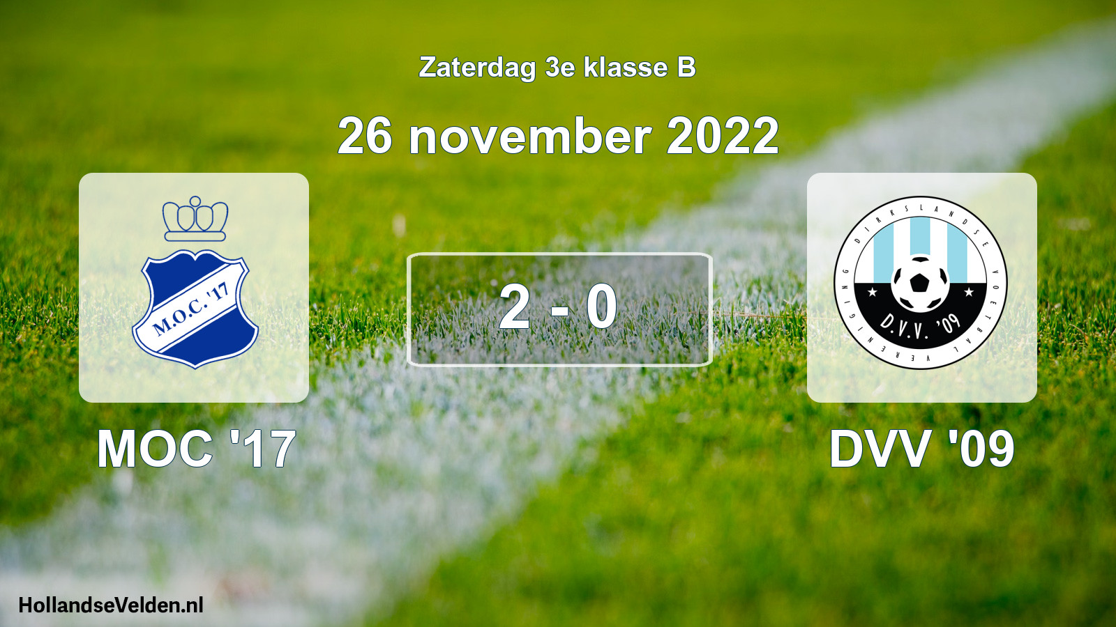 Total number of matches played: MOC '17 - DVV '09 2 - 0 (26 November 2022)