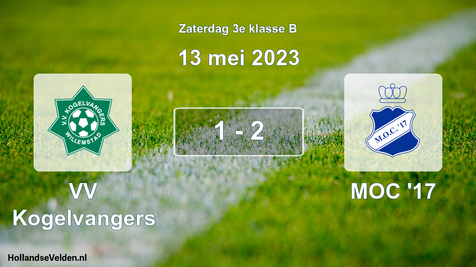 Total number of matches played: VV Kogelvangers - MOC '17 1 - 2 (13 May 2023)