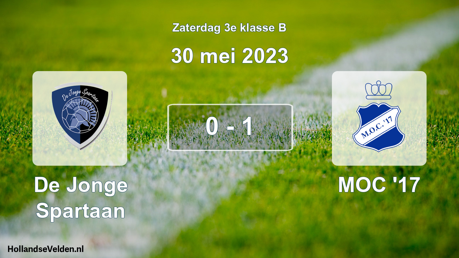 Total number of matches played: De Jonge Spartaan - MOC '17 0 - 1 (30 May 2023)