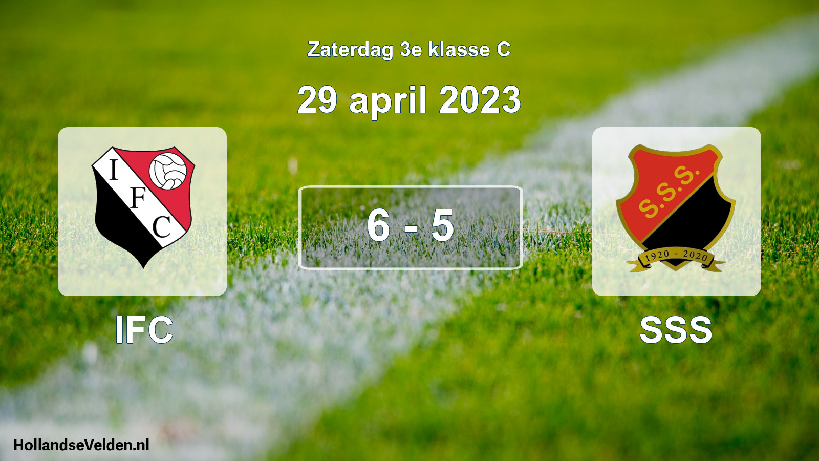 Total number of matches played: IFC - SSS 6 - 5 (29 April 2023)