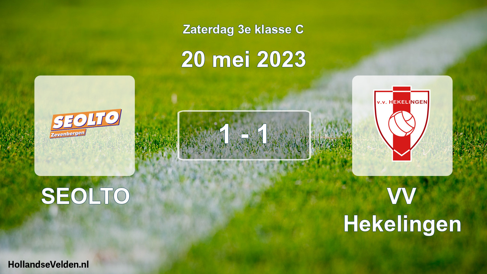 Total number of matches played: SEOLTO - VV Hekelingen 1 - 1 (20 May 2023)