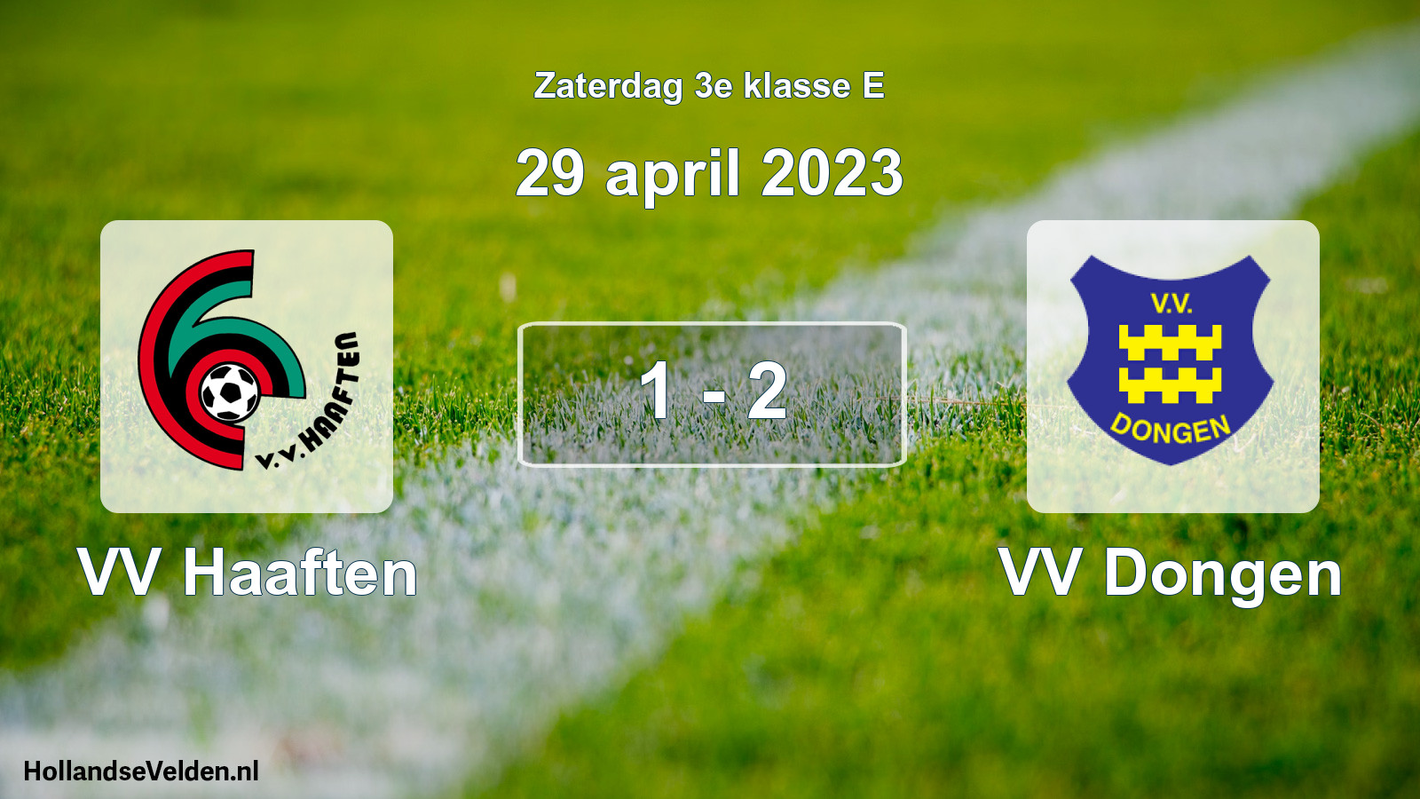 Total number of matches played: VV Haaften - VV Dongen 1 - 2 (29 April 2023)