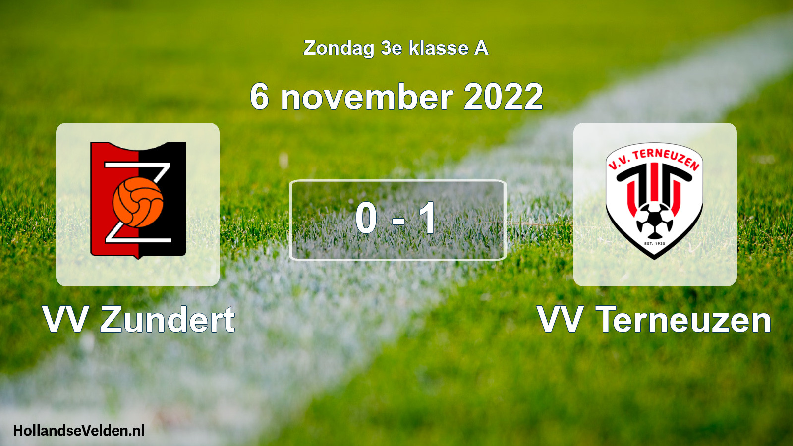 Total number of matches played: VV Zundert - VV Terneuzen 0 - 1 (6 November 2022)