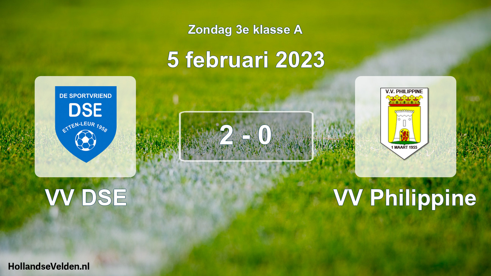 Total number of matches played: VV DSE - VV Philippine 2 - 0 (5 February 2023)