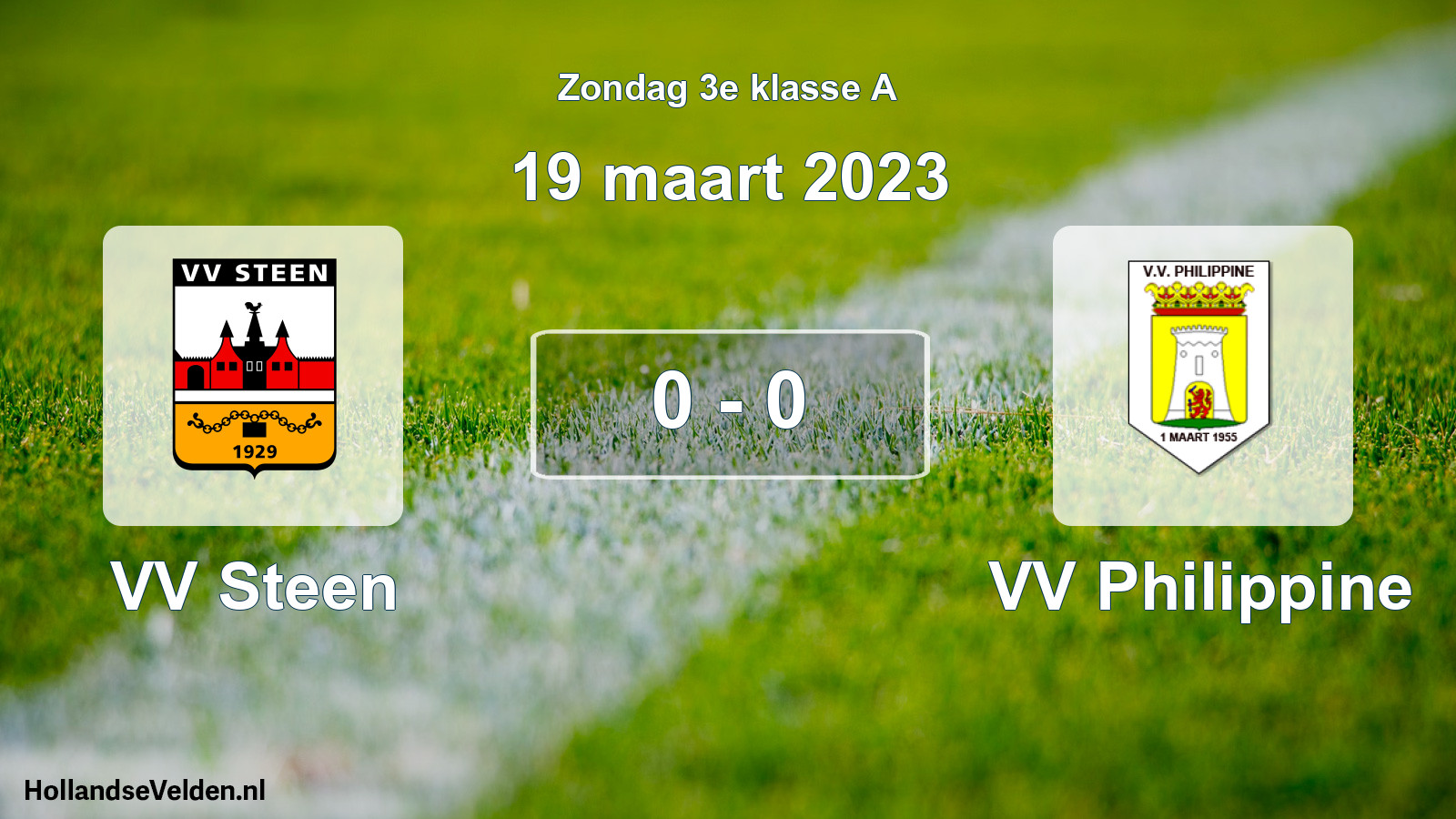 Total number of matches played: VV Steen - VV Philippine 0 - 0 (19 March 2023)