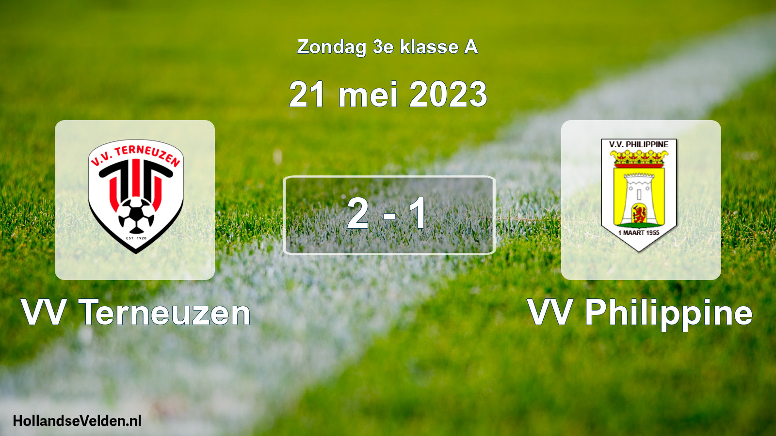 Total number of matches played: VV Terneuzen - VV Philippine 2 - 1 (21 May 2023)