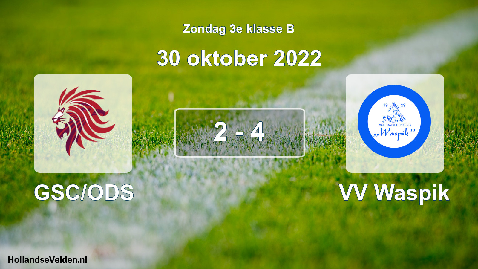 Total number of matches played: GSC/ODS - VV Waspik 2 - 4 (30 October 2022)