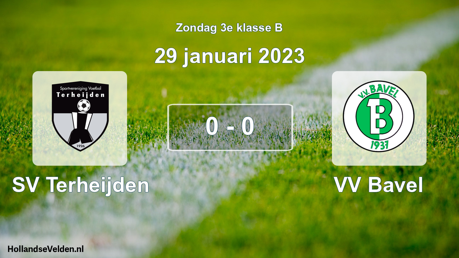 Total number of matches played: SV Terheijden - VV Bavel 0 - 0 (29 January 2023)