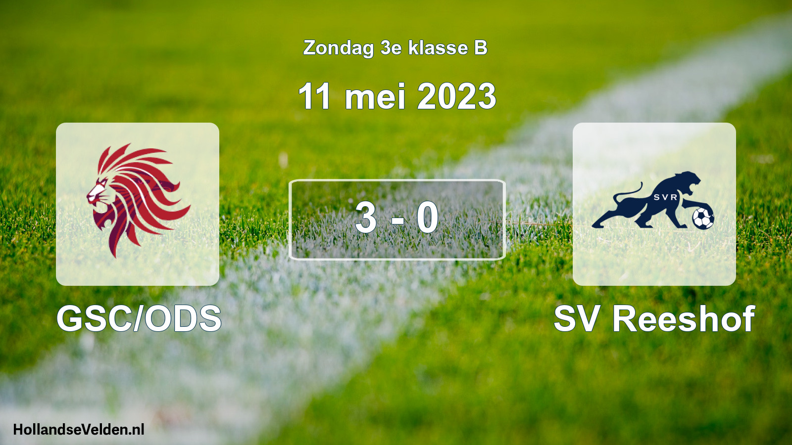 Total number of matches played: GSC/ODS - SV Reeshof 3 - 0 (11 May 2023)