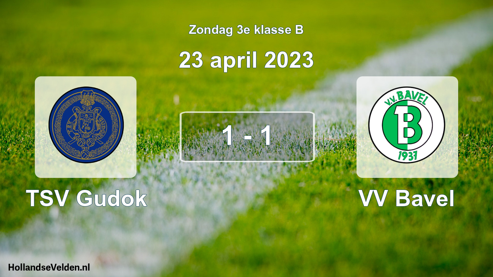 Total number of matches played: TSV Gudok - VV Bavel 1 - 1 (23 April 2023)