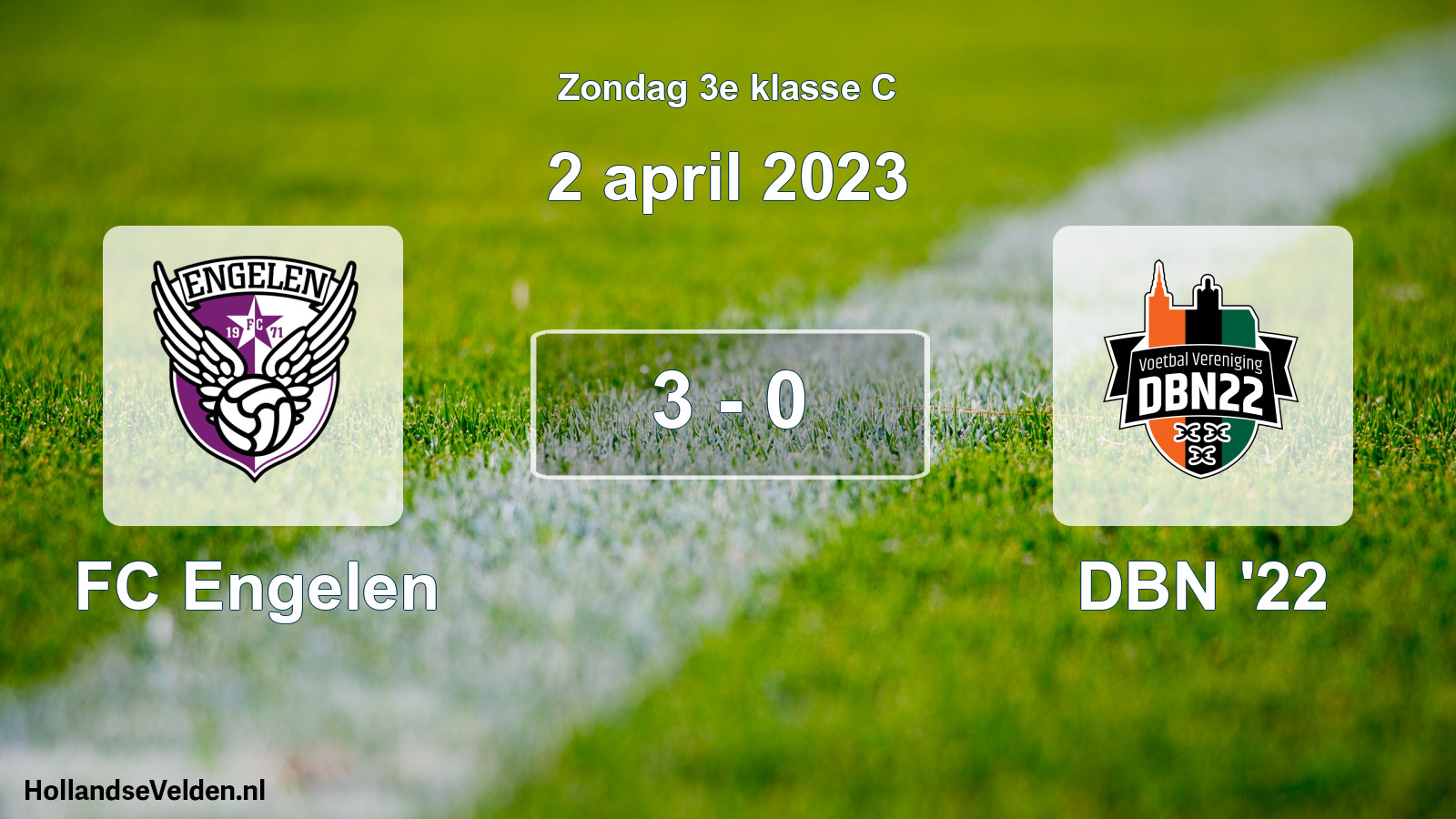 Total number of matches played: FC Engelen - DBN '22 3 - 0 (2 April 2023)